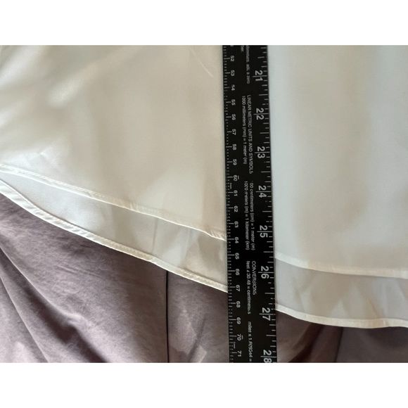 Anthropologie Endless Rose White Button Up Blouse Large - Picture 9 of 9